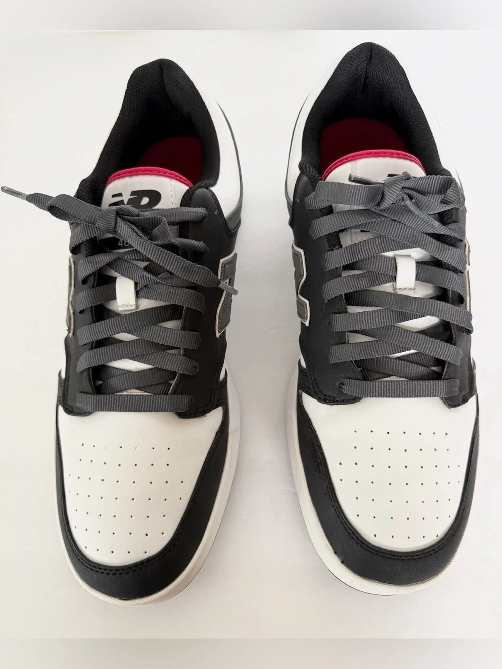 New Balance 480 Golf SL Spikeless Golf Shoes Black White Men’s Sz 12 Waterproof